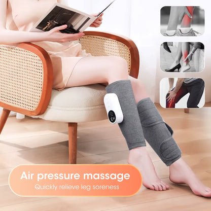 Air Compression Heat Leg Massager (Pack Of 2)