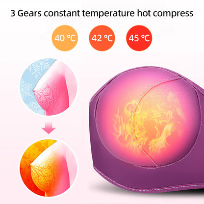 Rechargeable Breast Enhancement Vibrating Massager Bra