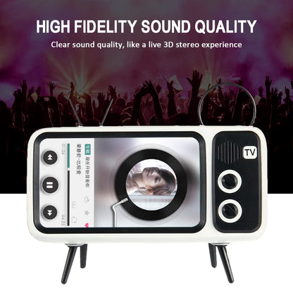 Retro Mini TV Mobile Phone Stand
