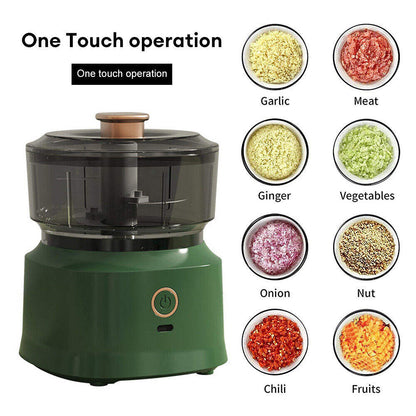 Electric Mini Portable Food Chopper & Grinder