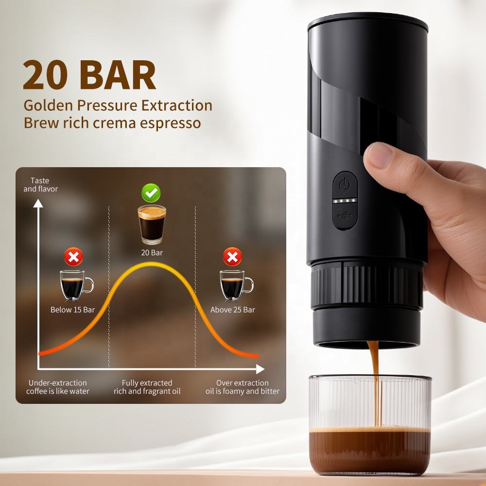 Portable Rechargeable Coffee Machine