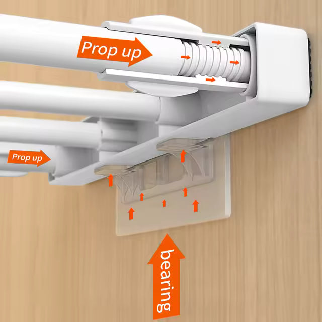 Extendable Wardrobe Shelf Organizer