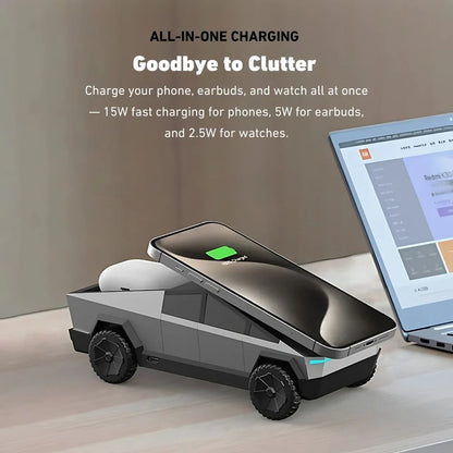 3 in 1 Cybertruck Magnetic Wireless Charger
