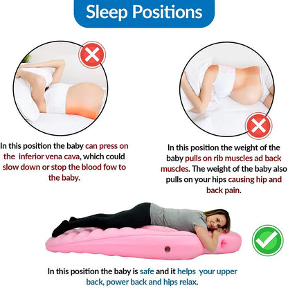 Inflatable Pregnancy Pillow (Cozy Bump)