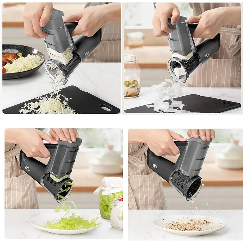 4-IN-1 Handheld Wireless Automatic Vegetable Cutter