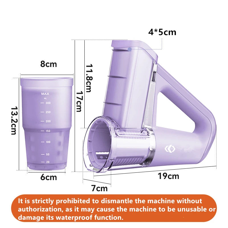 4-IN-1 Handheld Wireless Automatic Vegetable Cutter