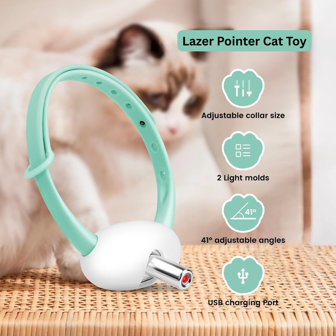 PurrChase™ Smart Laser Collar Cat Toy