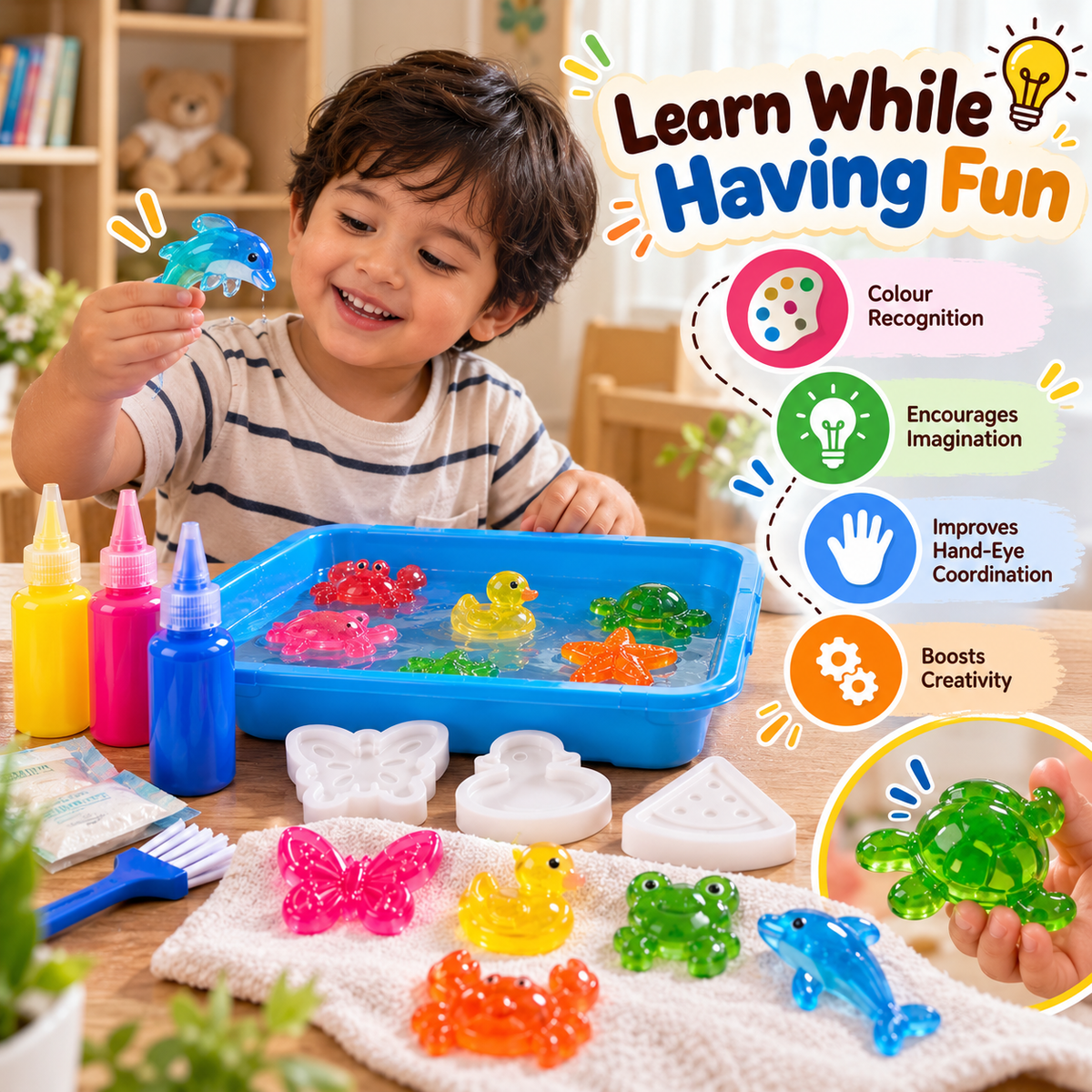 AquaMagic™ – 3D Water Gel Art & Craft Kit for Kids