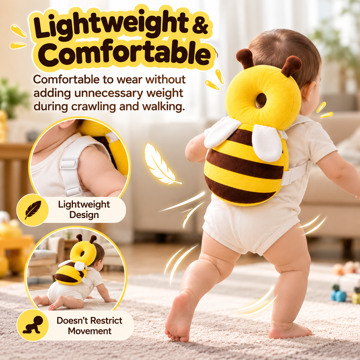 Baby Head Protector Cushion