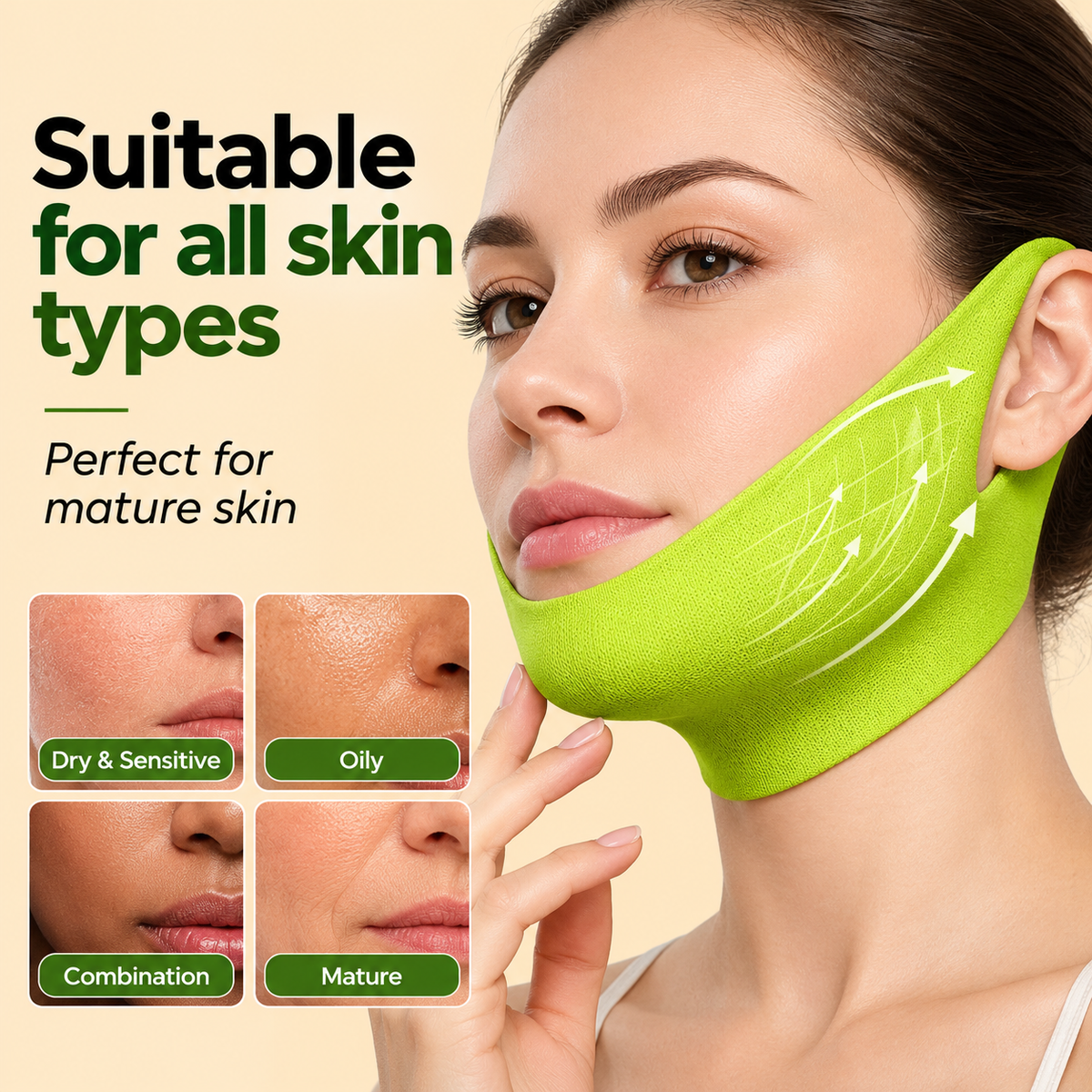 V-Line Double Chin Lifting Mask (Pack of 5)