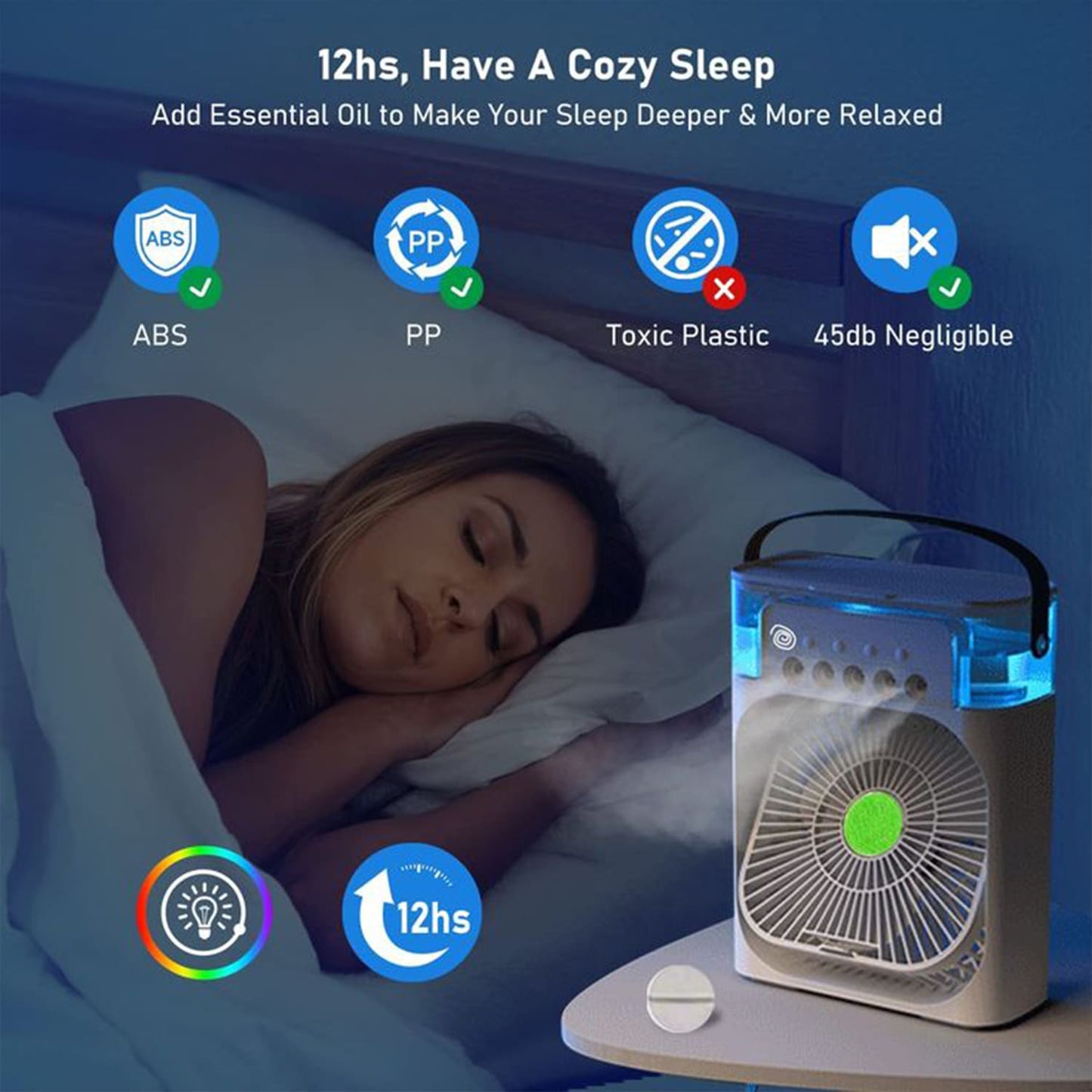 Mini Air Cooler & Humidifier