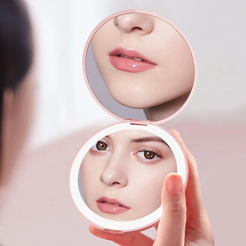 Handheld Pocket LED Mirror
