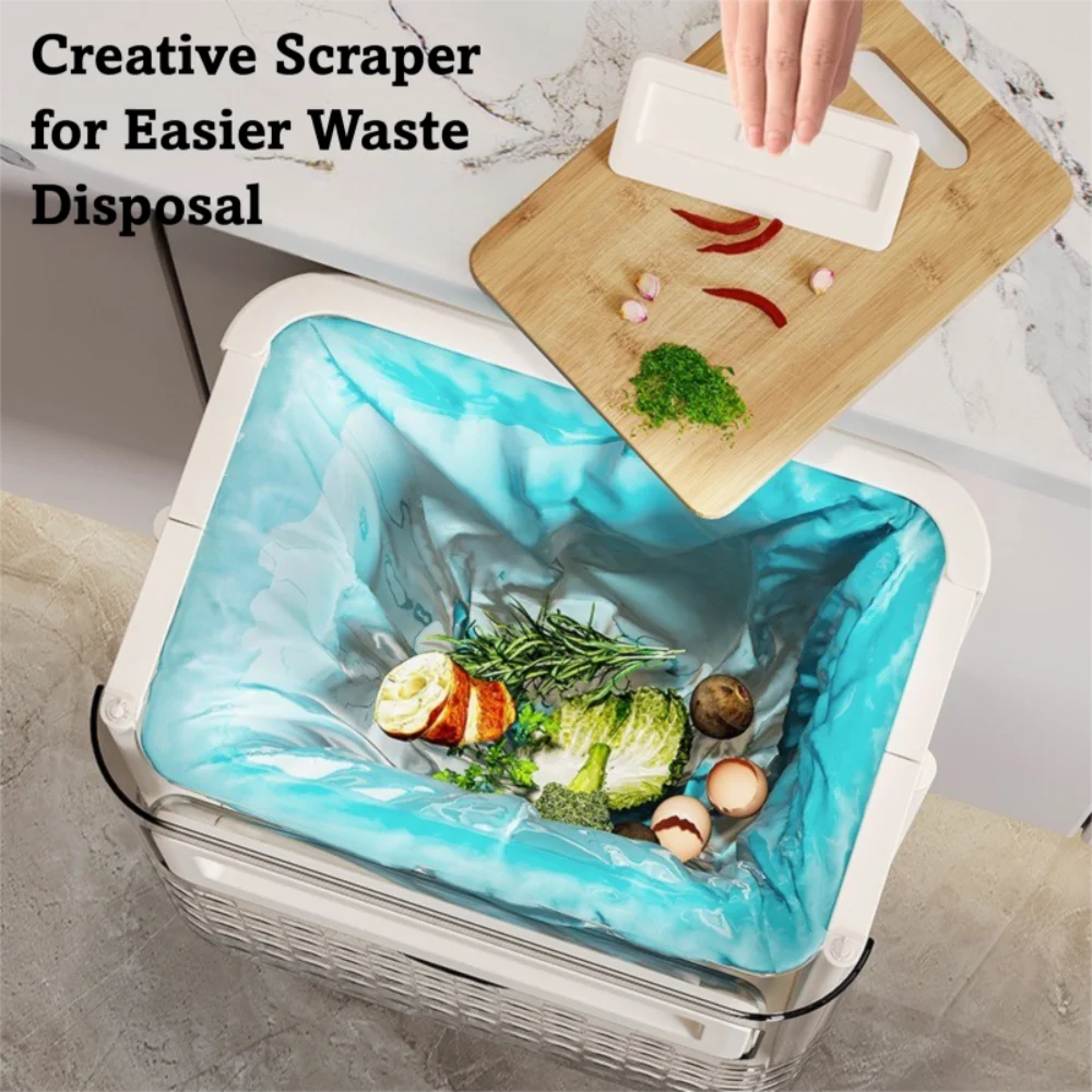 Takenick Hanging Folding Garbage Bin (Toilet Kitchen Bathroom Office)