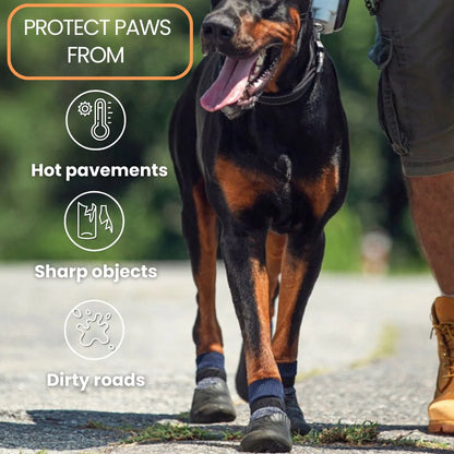Dog Paw Protection Shoes - (Pack of 4)