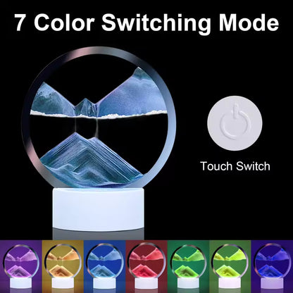 LED Hourglass Table Lamp