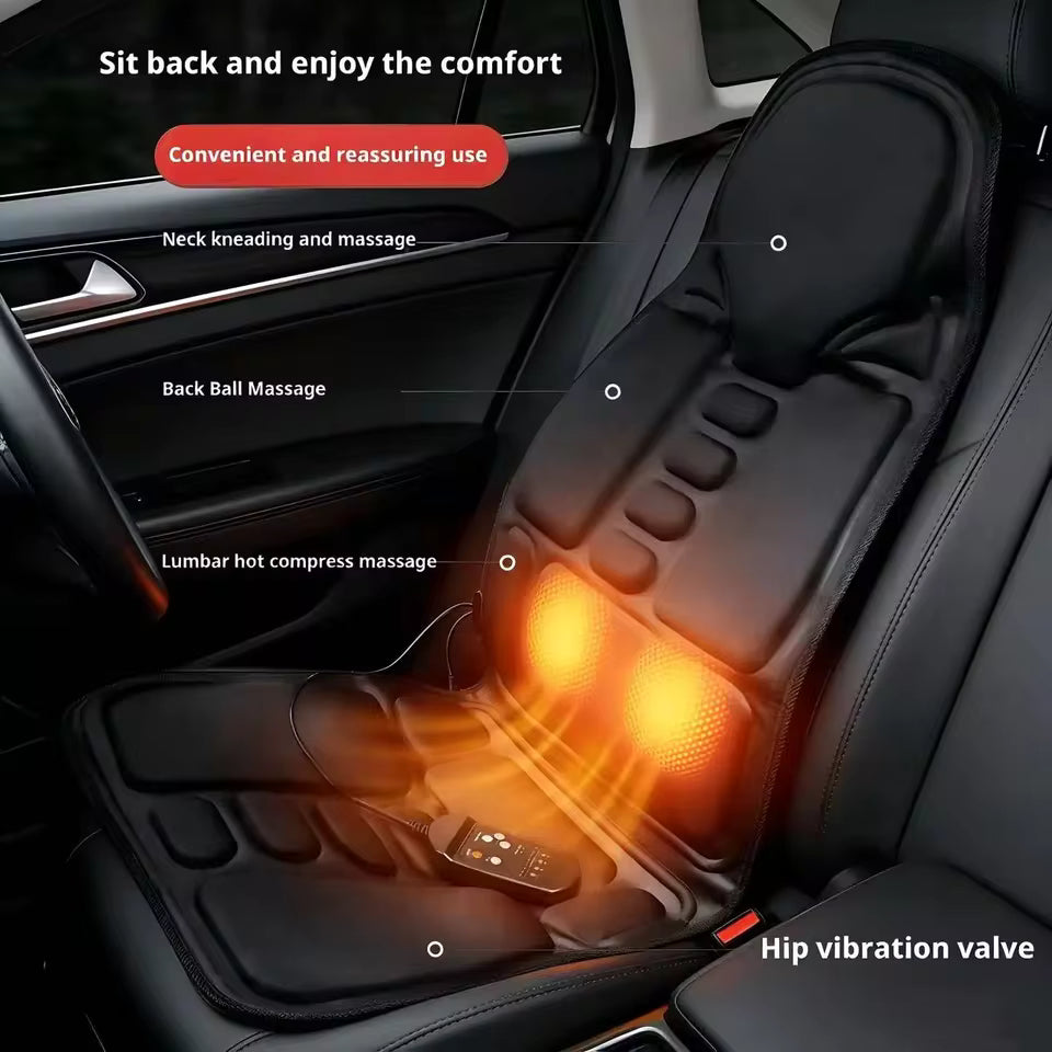 Massage Seat Cushion with Heat and Vibration (4 Modes )
