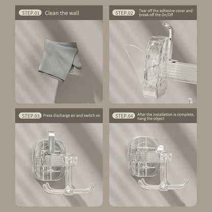 Multi-Purpose 360 Degrees Rotating Suction Hook