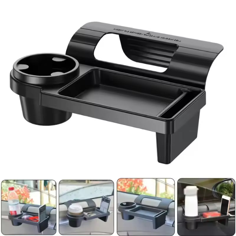 3-in-1 Cup & Phone Car Organizer