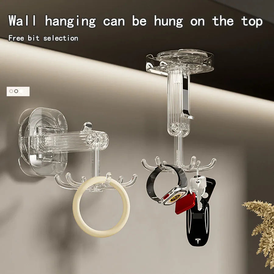 Multi-Purpose 360 Degrees Rotating Suction Hook
