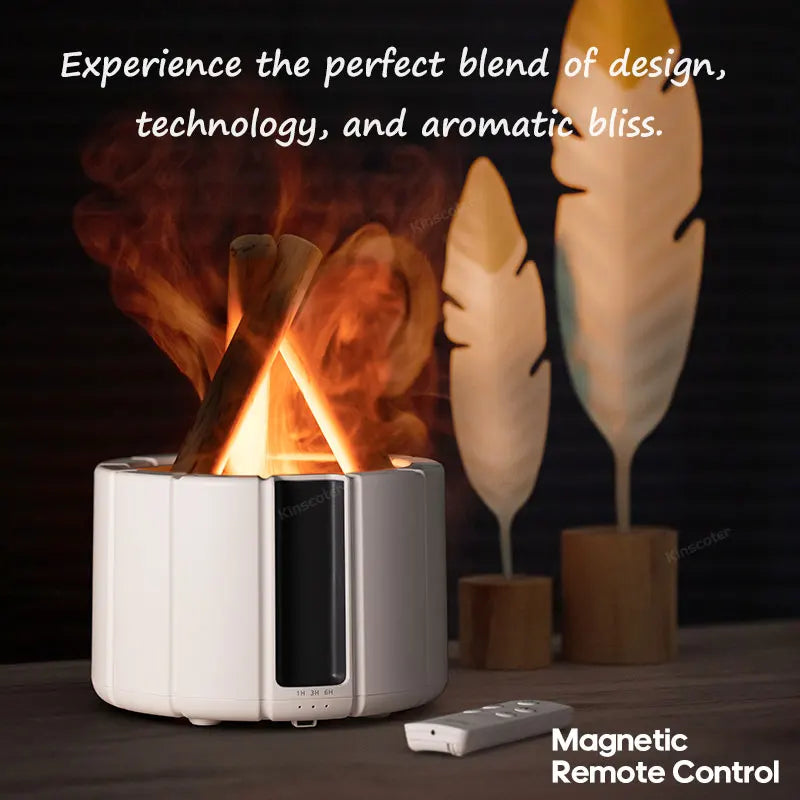 3D Bonfire Aroma Diffuser RemoteControl - Air Purification