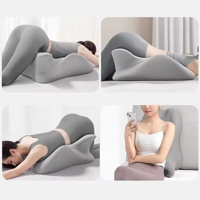 Ergonomic Memory Foam Prone Pillow for Full-Body Comfort