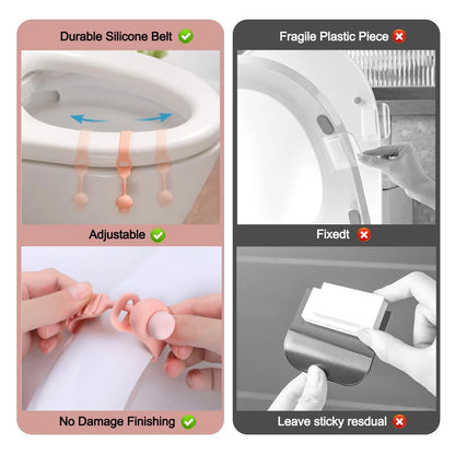 Toilet Seat Lifter Bands (Pack of 4)