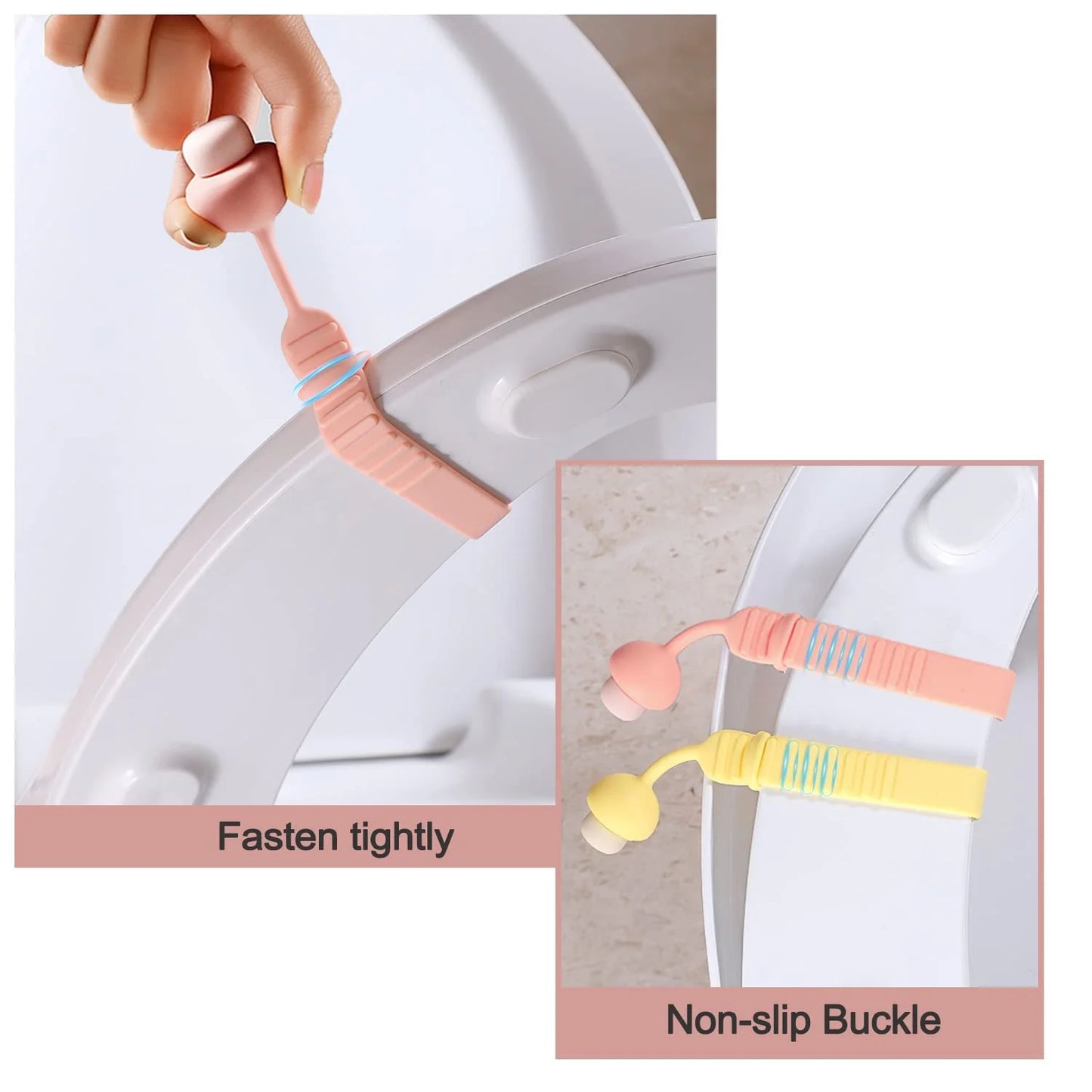 Toilet Seat Lifter Bands (Pack of 4)
