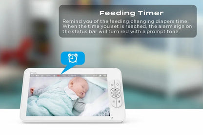 Baby Monitor Camera With 355-Degree Pan Tilt & Voice Activation
