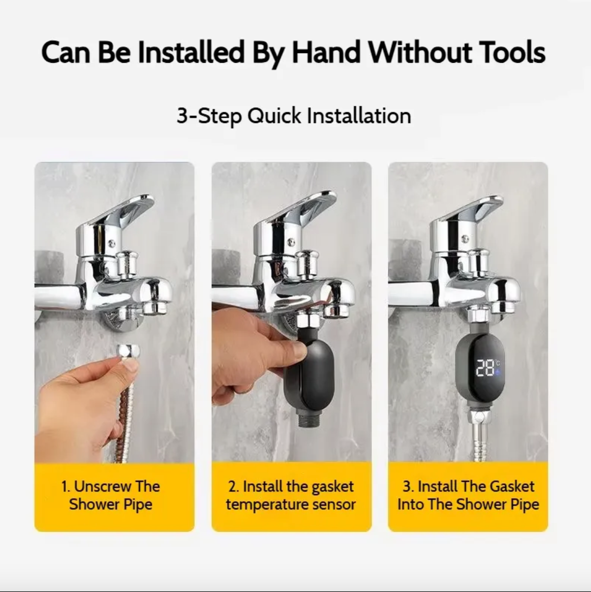 AI Water Faucet Thermometer