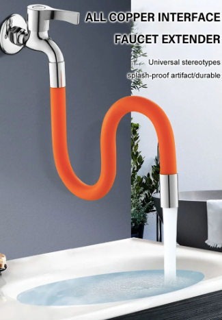 360° Rotation Bending Faucet Extender