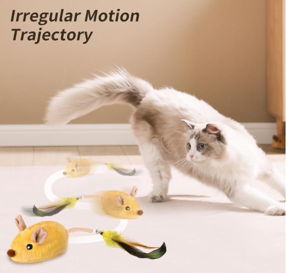 LED Electric Interactive Mouse Cat Toy