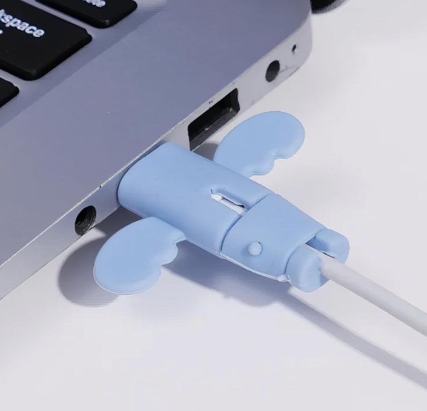 Silicon Angel Wings Data Cable Protector
