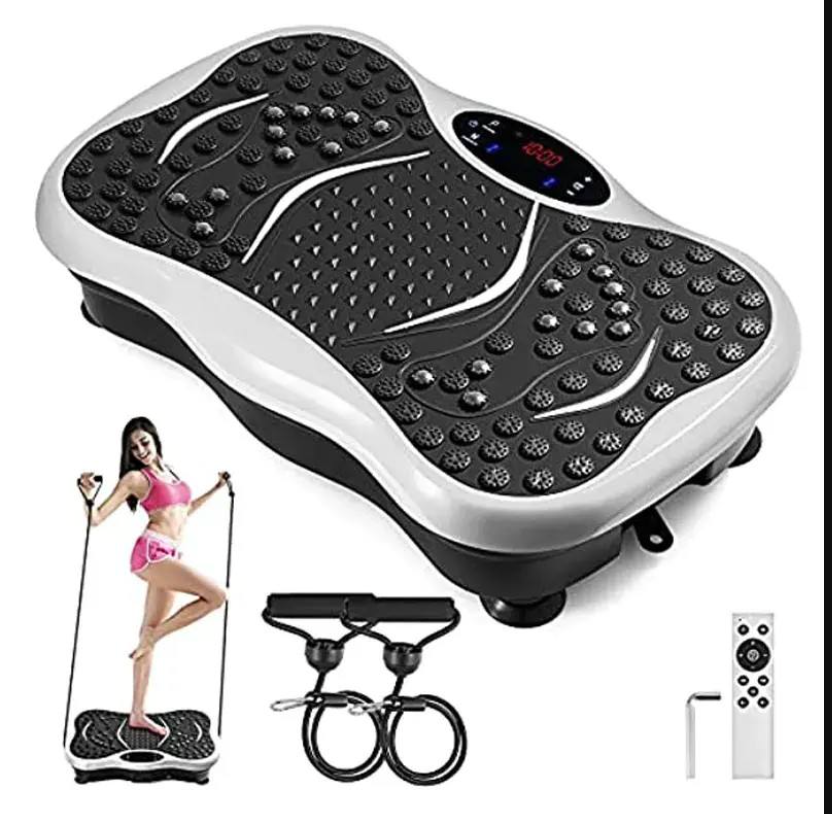 Lymphatic Vibrating Platform With Stretch Bands