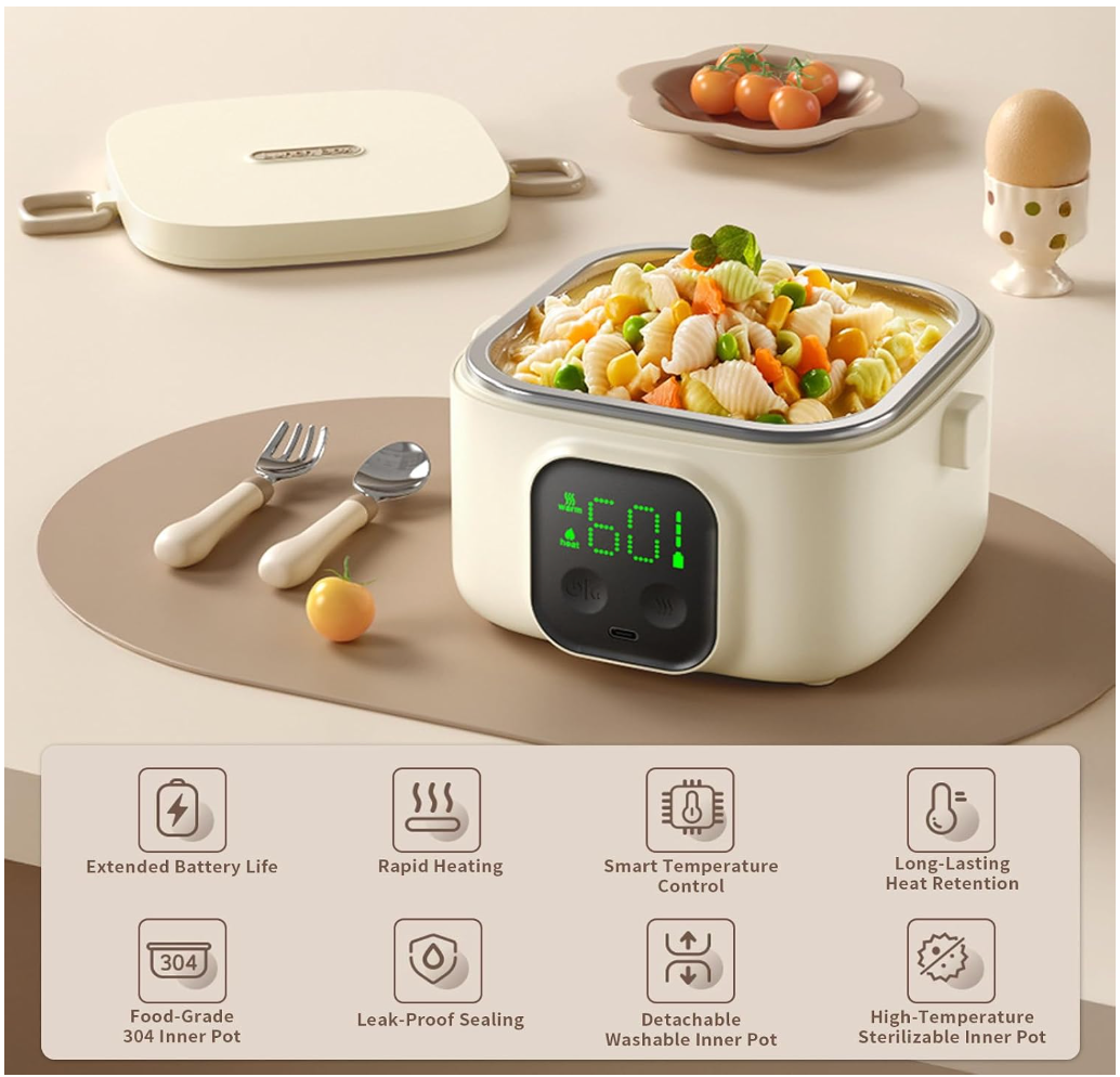USB Rechargeable Lunch Box