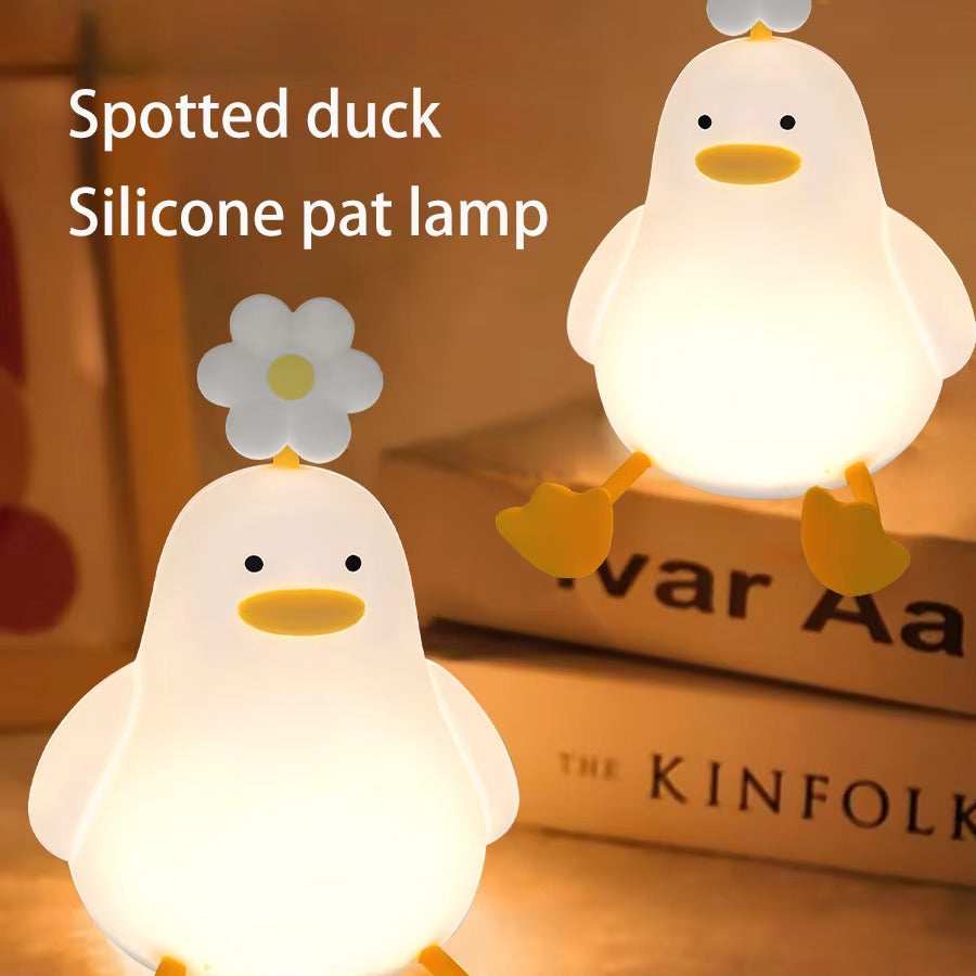 Cute Flower Duck Night Light