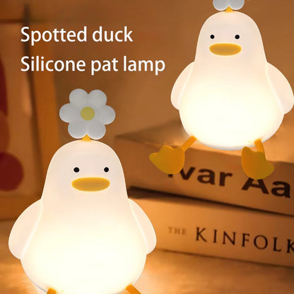 Cute Flower Duck Night Light