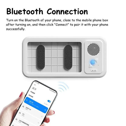 Waterproof Shower Phone Holder With Built-In Speaker