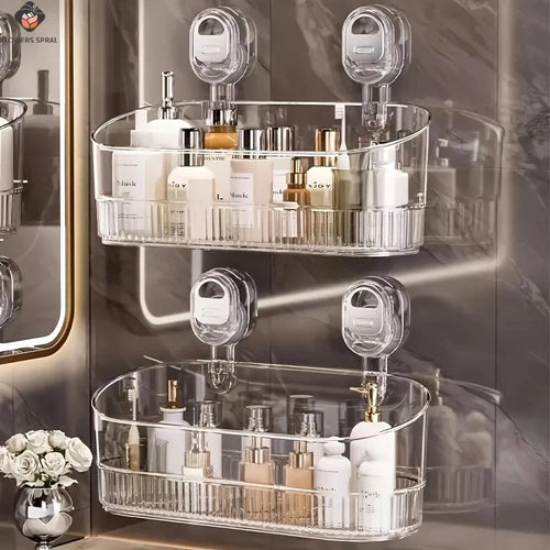 Wall-Mounted Suction Cup Organizer