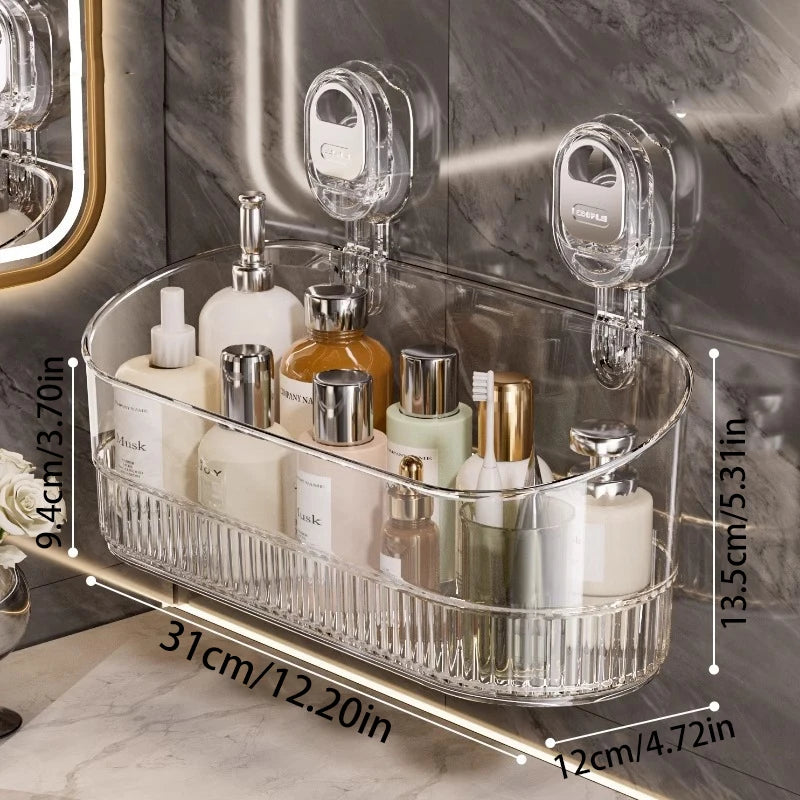 Wall-Mounted Suction Cup Organizer