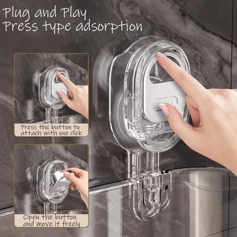 Wall-Mounted Suction Cup Organizer