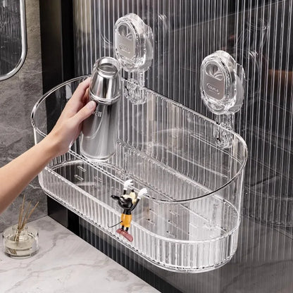 Wall-Mounted Suction Cup Organizer