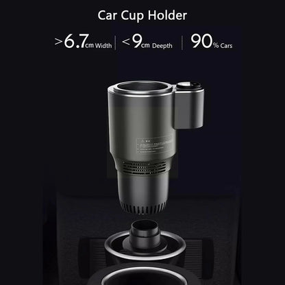 2in1 Auto Car Heating Cooling Cup With Digital Display