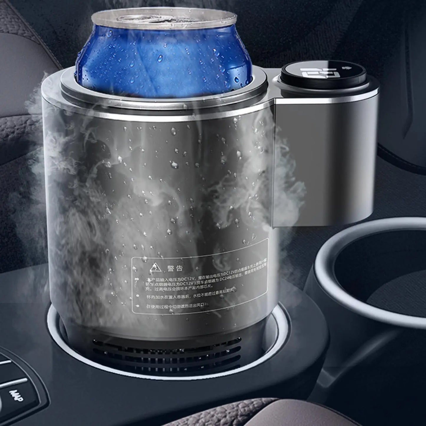2in1 Auto Car Heating Cooling Cup With Digital Display