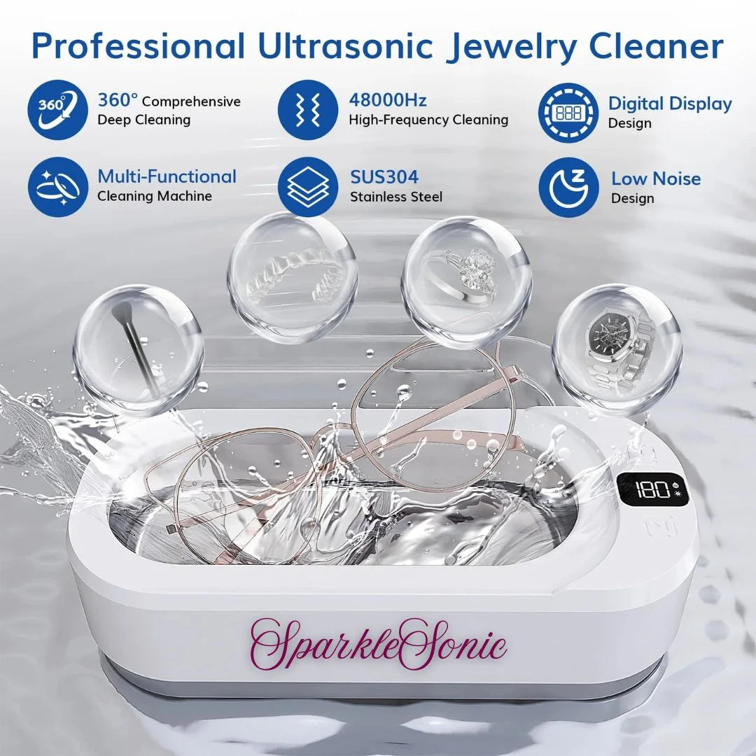 SparkleSonic™ – Ultrasonic Jewellery Cleaning Machine