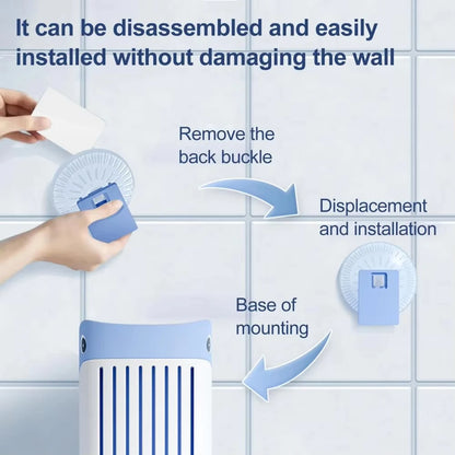 Silicone Toilet Brush with Suction Cup Holder