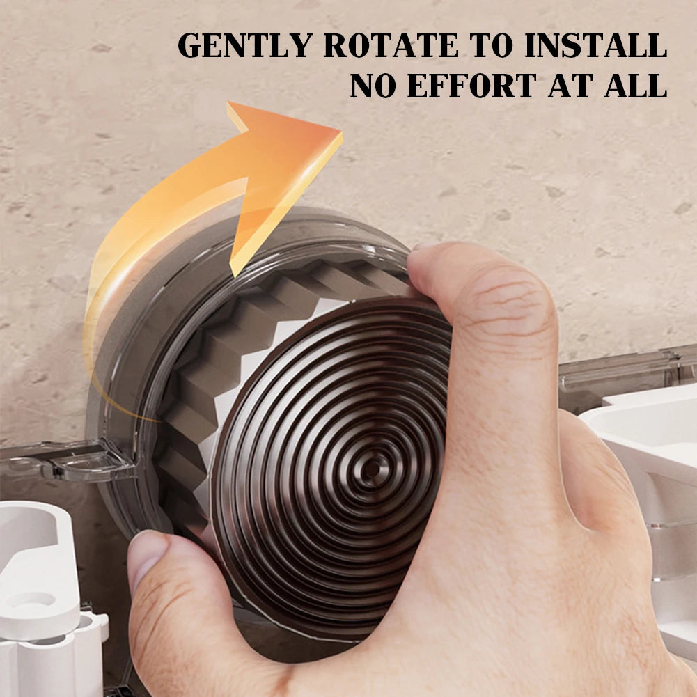 Wall-Mounted Suction Mop Grippers