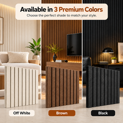 Self-Adhesive 3D Acoustic Wall Panels