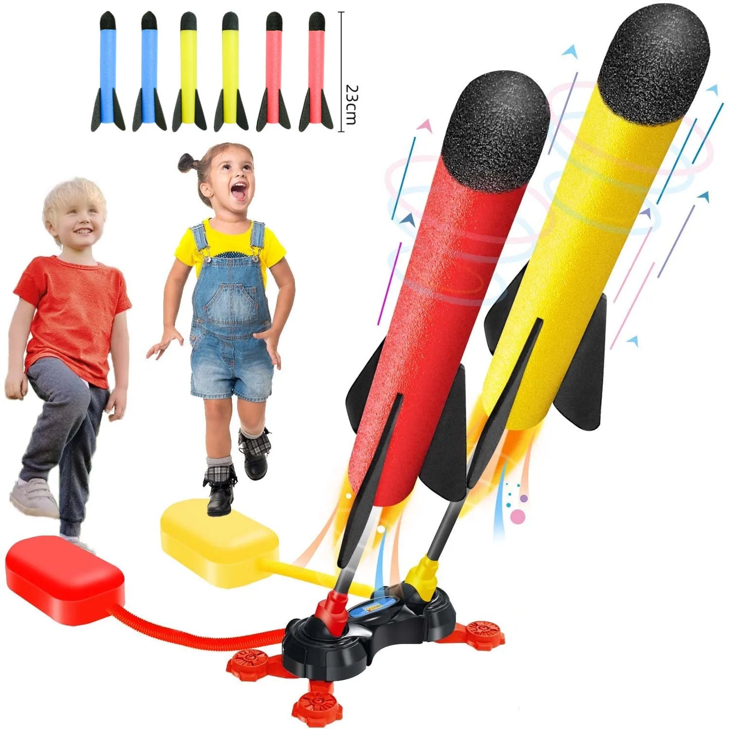 DIY Rocket Launcher Toy (6 Rockets)