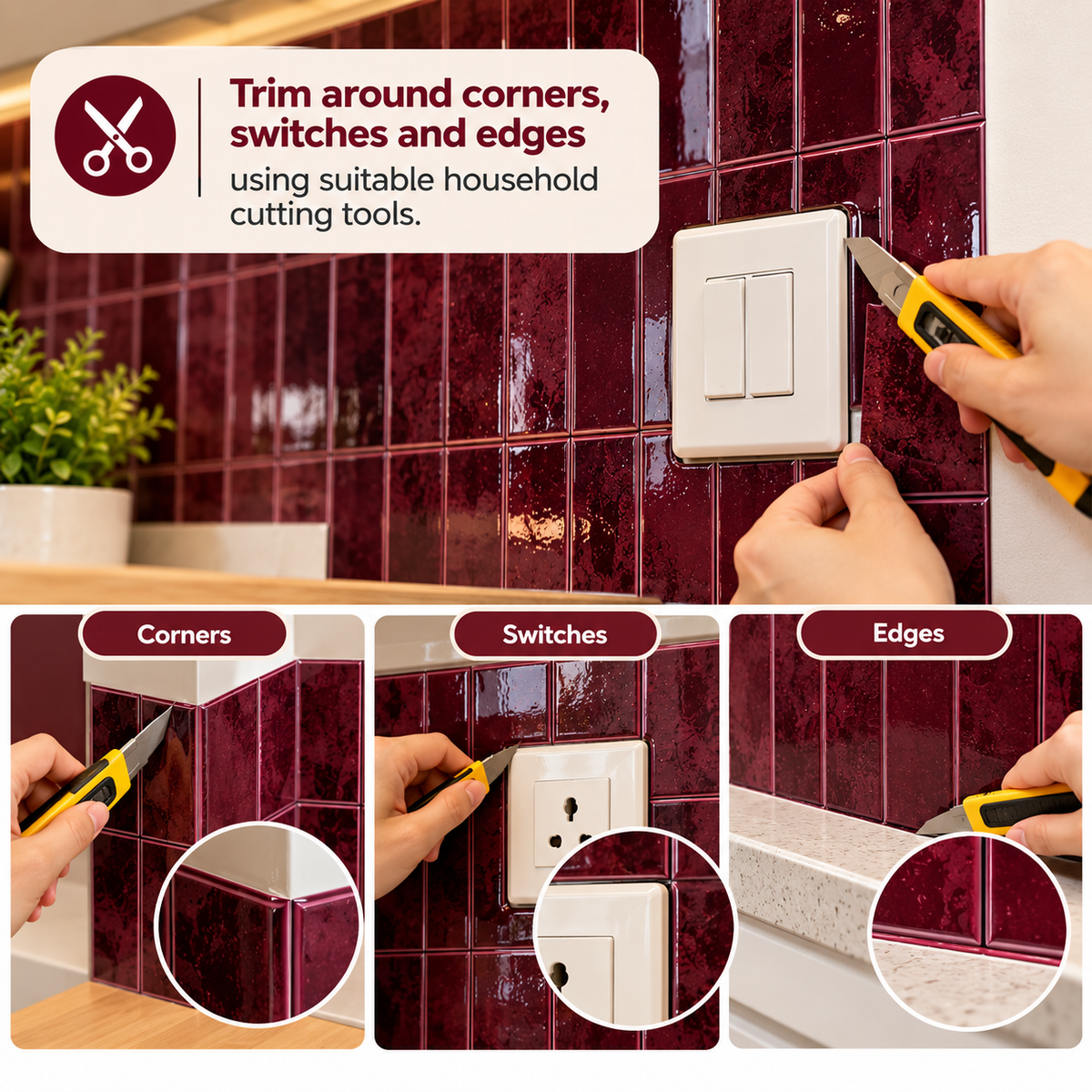 Peel And Stick Tile Stickers