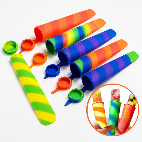 Reusable Silicone Popsicles Maker (Pack Of 4)